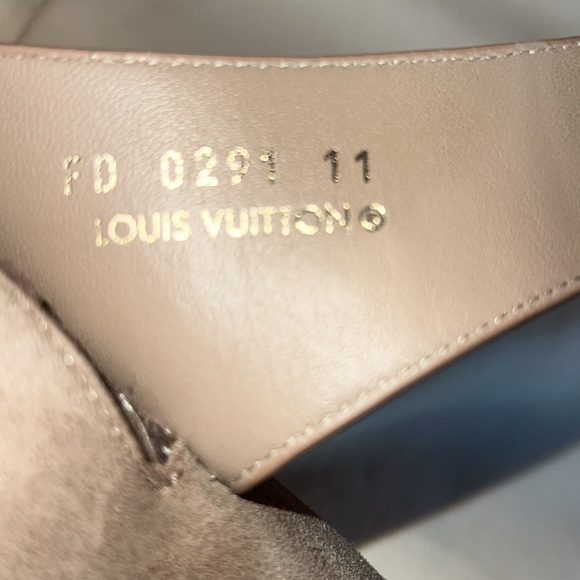 Louis Vuitton Men’s Tan Mules - Picture 9 of 9